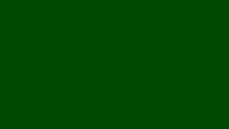 A solid green frame